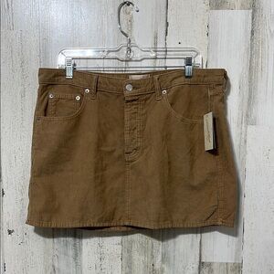 Universal Thread Brown Mini Skirt NEW